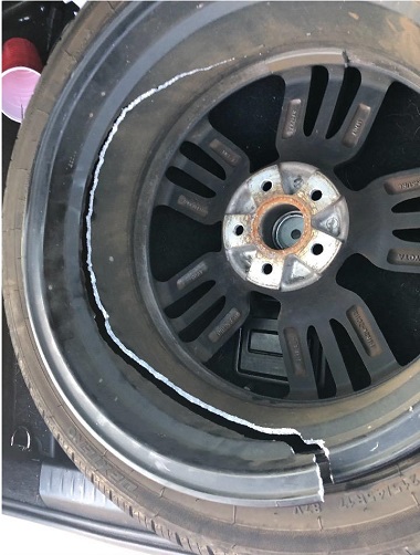 Damaged wheel Columbus, GA